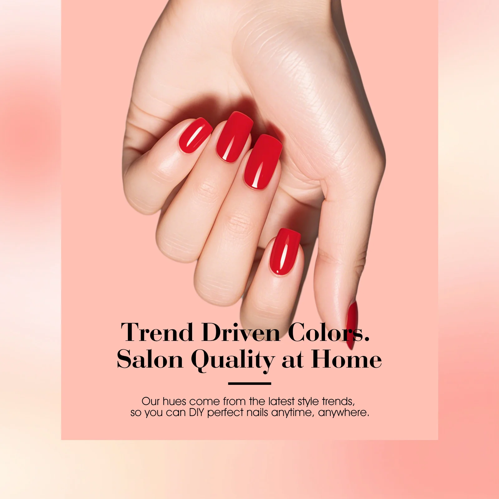 VENALISA V6 Neues Kit 10 ml Nagelgelpoliermittel HEMA FREE TPO FREE Rote Farben Winter Gel Pigment Nail Art Langlebiger Gel-Nagellack