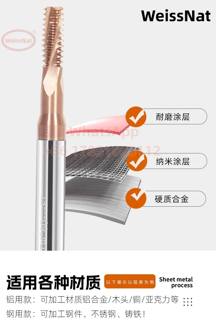 Fresa de rosca completa