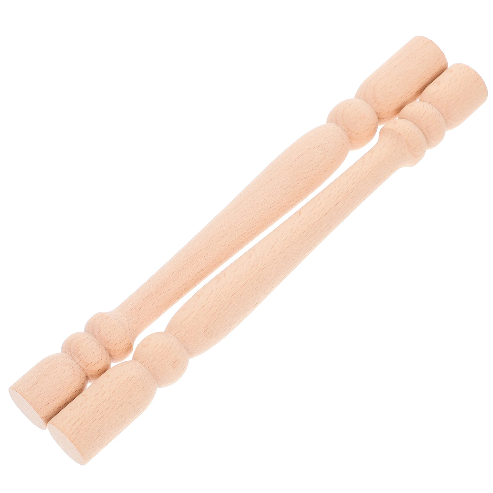 

2pcs Solid Wood Decorative Columns Miniature Roman Style Home Furniture Accessories Durable Carved Pillars for Cabinet