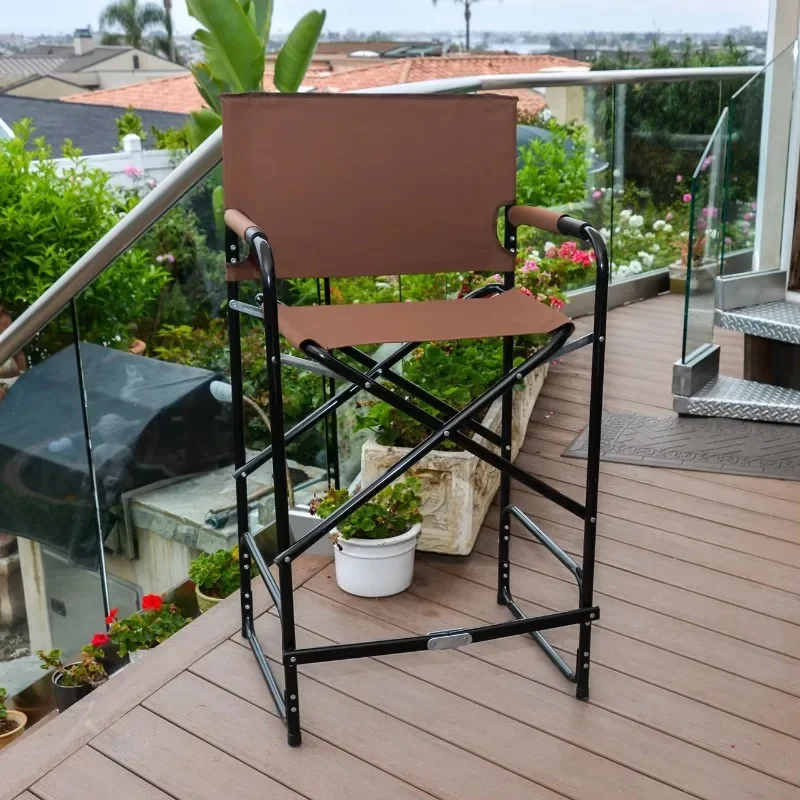 Outdoor custom portable foldable garden metal folding director chair