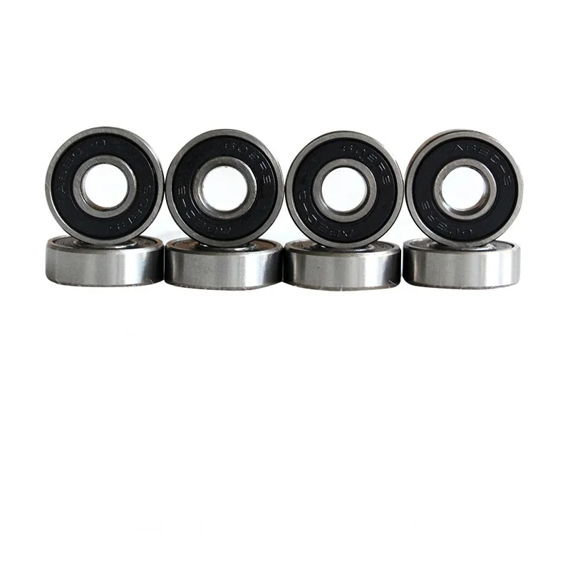 100pcs per pack ABEC-11 Speed 608 Sliver Bearing for skateboard or roller skate Oil Environmental protection bearing