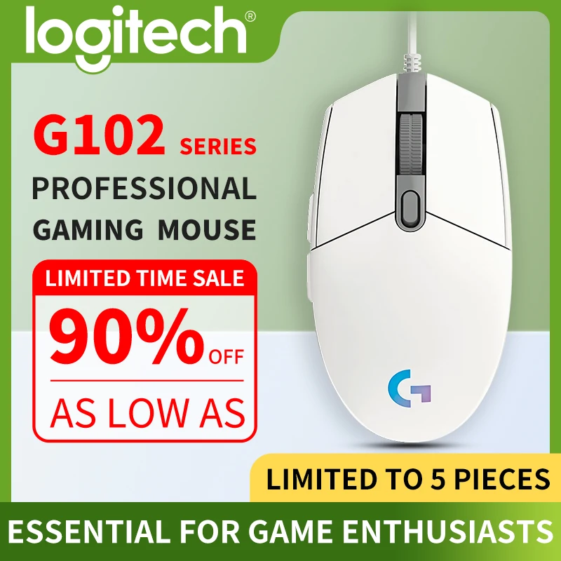 

Новая проводная игровая мышь Logitech G402 с высокоскоростным отслеживанием, датчиком игрового двигателя и 8 программируемыми кнопками