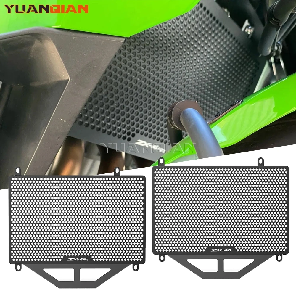 

FOR KAWASAKI NINJA ZX-4R ZX4RR ABS KRT Edition 2023 2024 2025 2026 Motorcycle Accessories Radiator Grille Guard Protection Cover