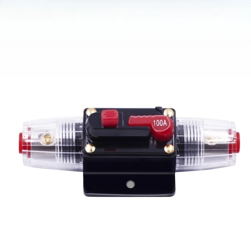 

100A 80A 60A 50A 40A 30A 20A 12V / 24V / 48V DC resettable circuit breaker resettable insurance for solar photovoltaic connector