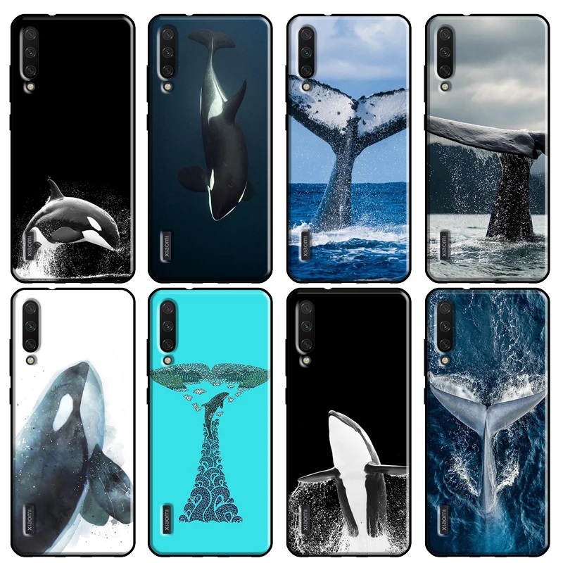 Killer Whales Ocean animals Cover For Xiaomi Mi 11 9T 10T Pro Mi A1 A2 A3 Note 10 Lite Case For POCO M3 F2 Pro X3 Fundas