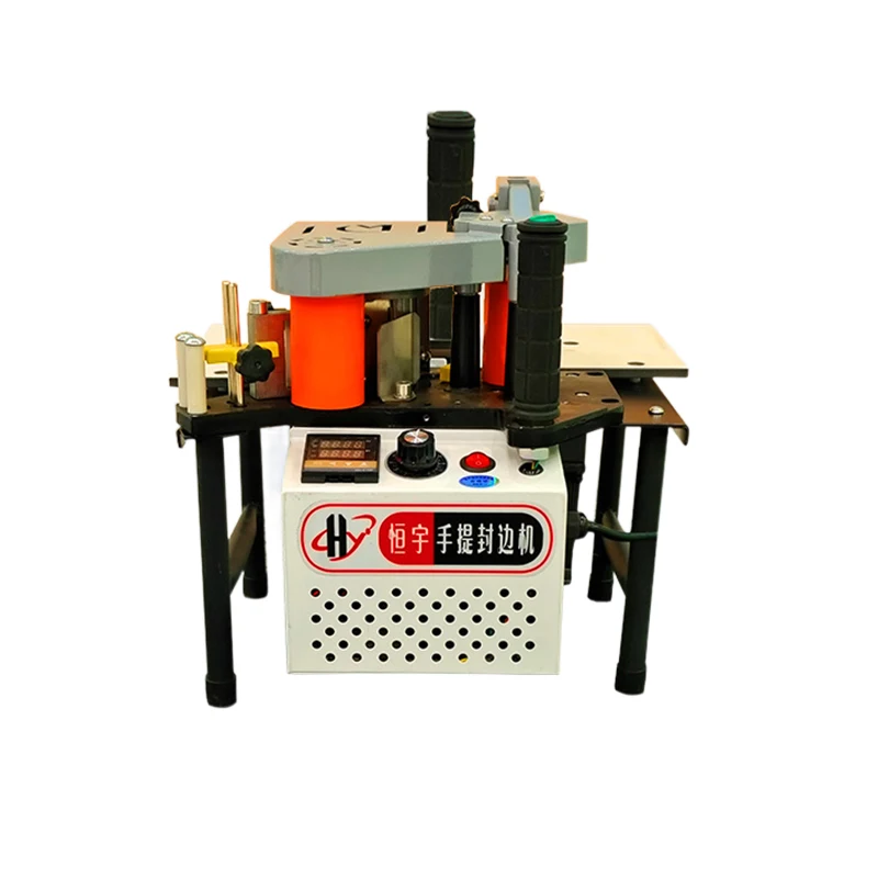 

Portable Edge Banding Machine Wood PVC Two-sided Gluing Edge Bander Woodworking Tool 1200W Double Side Gluing