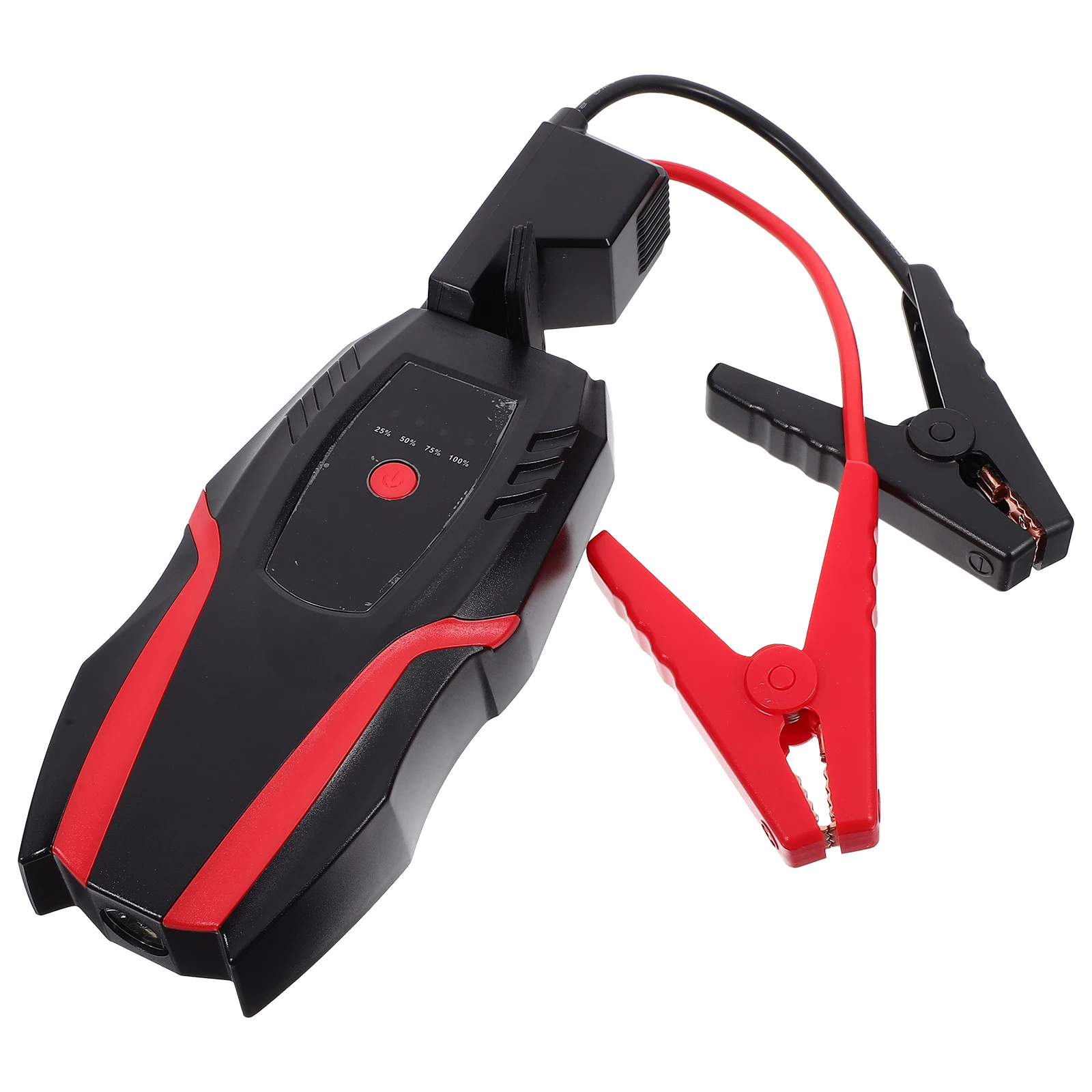 

Portable Car Jump Starter 12V Automotive Emergency Power Bank Booster Led Flashlight For Motorcycle Outdoor Use