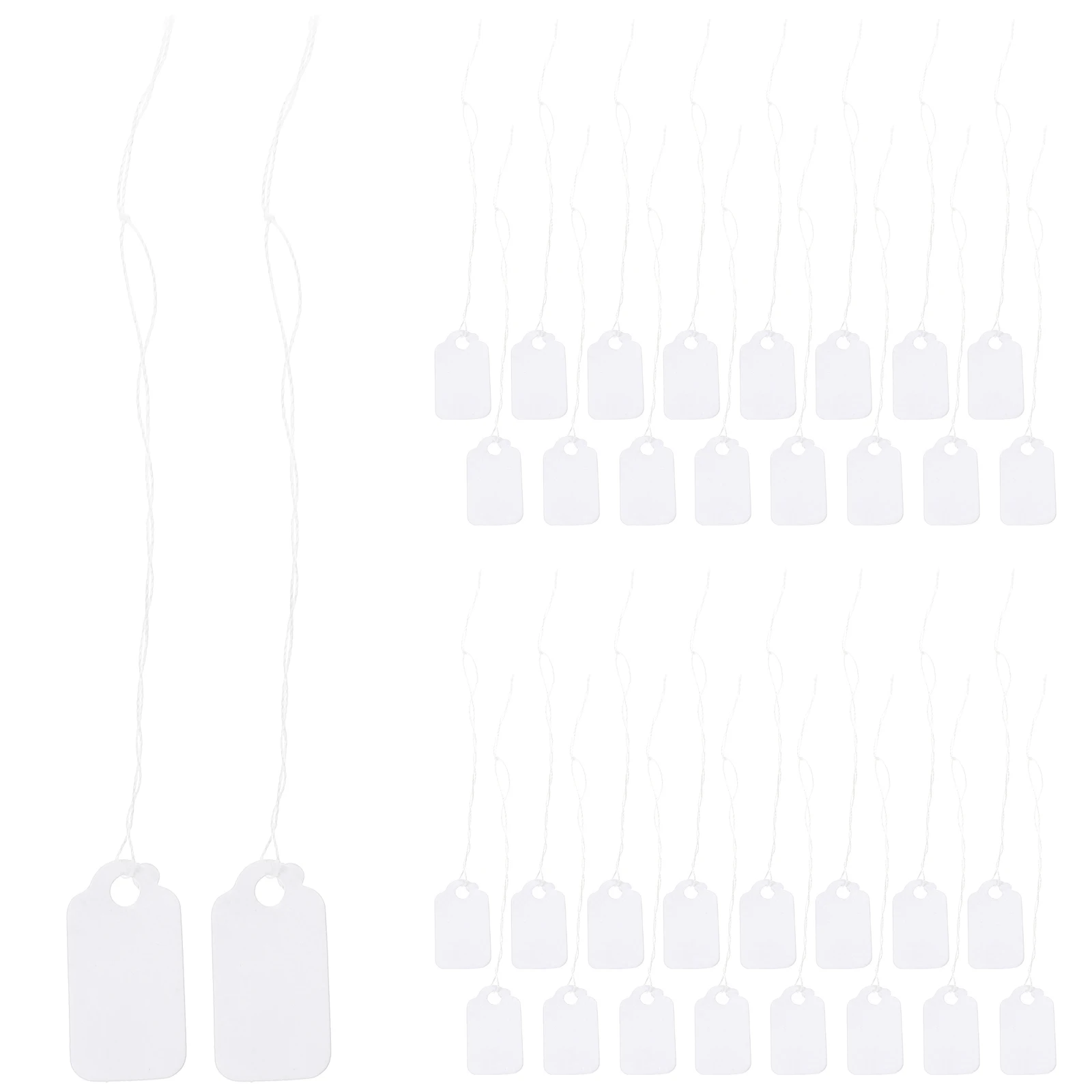 

300pcs Price Blank Sale Price For Mall for Clothes Jewelry Marking with String Clothing Tags For Clothes Tags Gifts