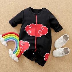 Newborn Clothes Anime Handsome Cosplay Cotton Comfortable Soft 0-18 Boys And Girls Spring And Autumn Long Sleeved Baby Jumpsuit