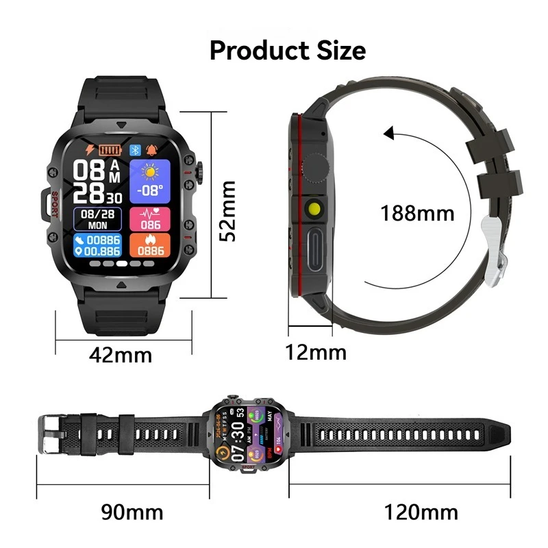 2025 VIVO جديد الرجال النساء Smartwatch بلوتوث دعوة الصحة مراقبة معدل ضربات القلب AI صوت الرياضة مقاوم للماء لتحديد المواقع ساعة ذكية