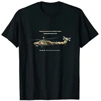 Russian Aerospace Force Mi-28NM ‘Night Superhunter’ Attack Helicopter T-Shirt New 100% Cotton O-Neck Short Sleeve Mens T-shirt