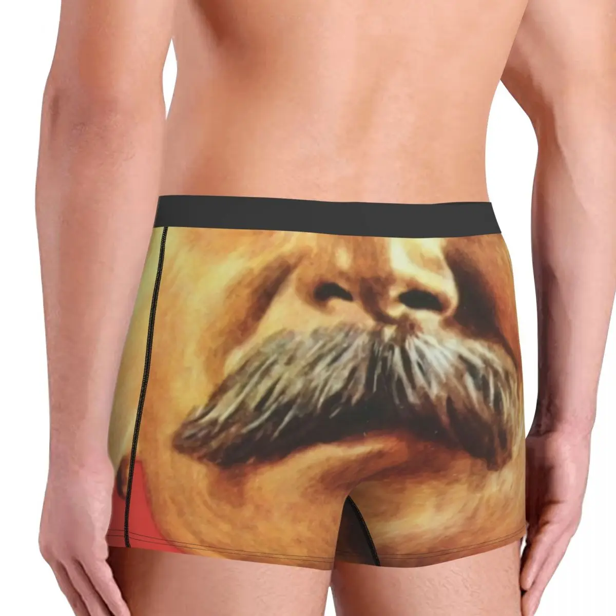 Custom Male Joseph Stalin Underwear Soviet Russian CCCP Communist Socialist Boxer Briefs Breathable Shorts Panties Underpants