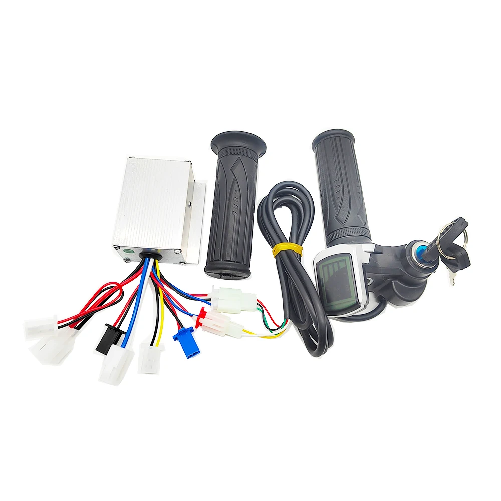 Electric Scooter/Bike Accessories DC Motor Brushed Controller & Throttle Twist Grip 24V 36V 48V 250W 350W 500W