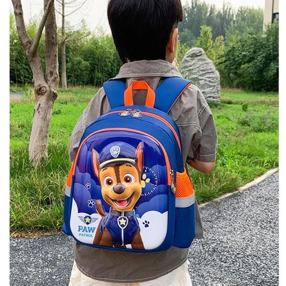 Paw Patrol Chase Anime Backpack Kindergarten Cartoon Travel Bag 3D Waterproof Boys Girls 3-5years Old Children Backpack Gift New