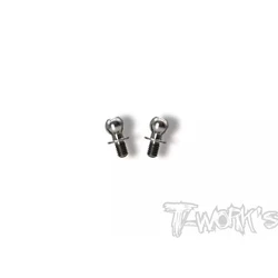 Original T works TP-132A 64 Titanium Mugen MTC2 Ballstud 5x4mm/6mm/8mm ( 2pcs.) Professional Rc part