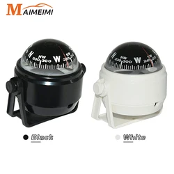 Sea Marine Pivoting Compass Electronic Navigation Compass Camping Gear LED Light Compass Guide Ball for Boat Vehicle Car