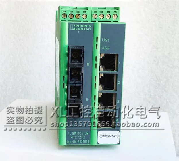 

Original Phoenix Ethernet Switch FL SWITCH LM 4TX/2FX Order Number 2832658.