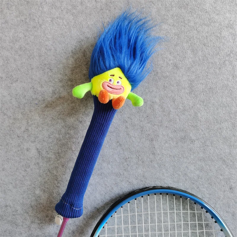 Dopamin Genie Badminton Schläger Griff Abdeckung Plüsch Puppe Griff Protektoren Handwerk Geschenk