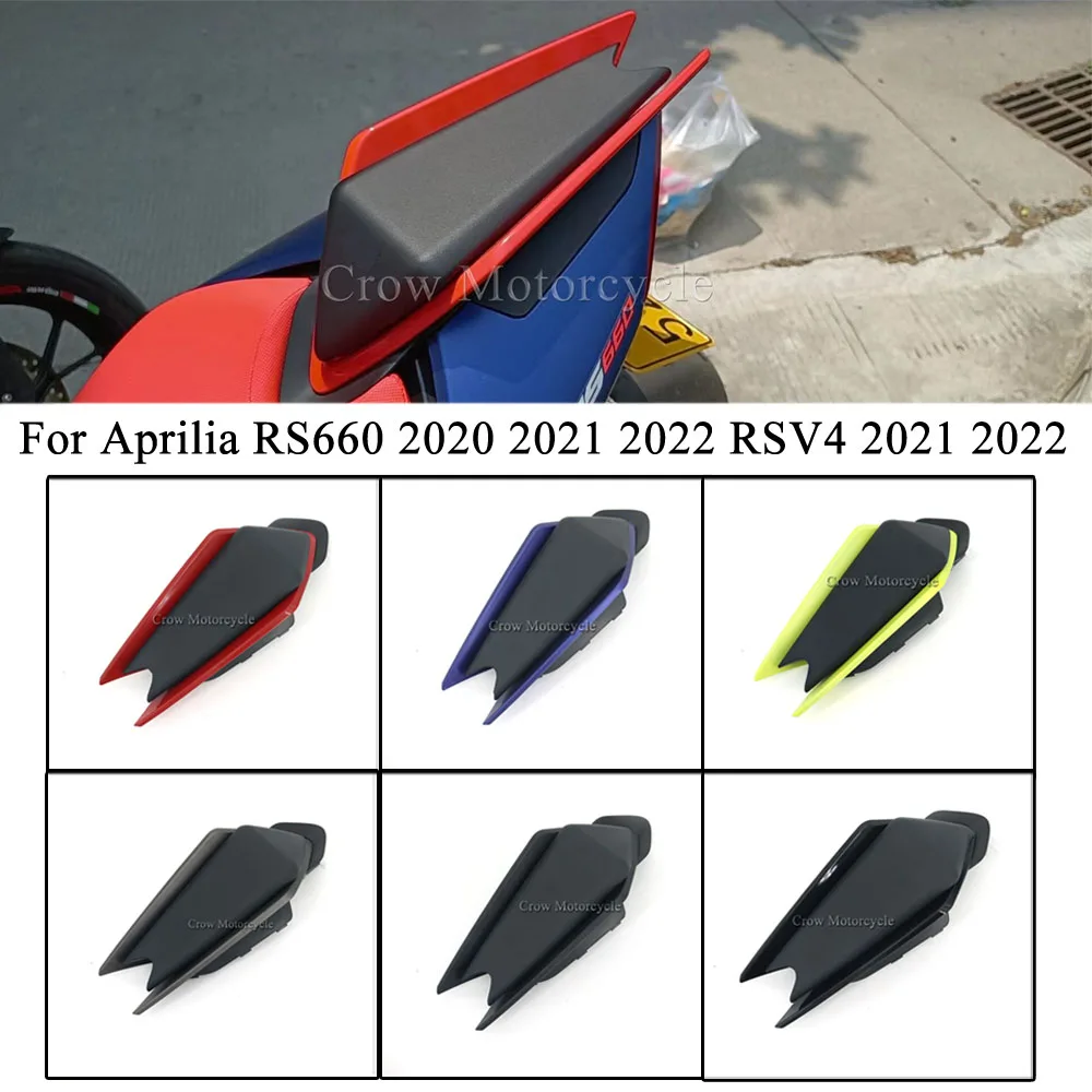 

For Aprilia RS660 2020 2021 2022 RSV4 2021 2022 Motorcycle Pillion Six Colors New Design Rear Seat Cover Cowl Fairing