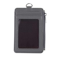 PU Card Holder Protective Sleeve Wallet ID Bus Credit Cards Compact Design Everyday Use School Work Shopping