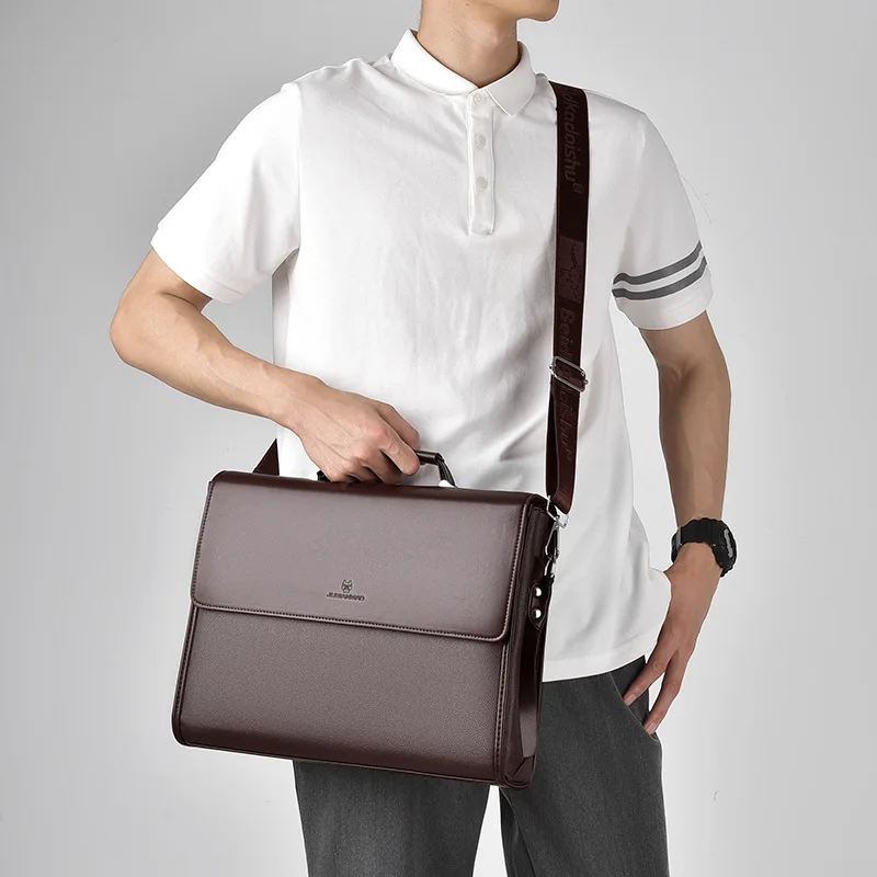 Borsa per laptop di nuovo stile Valigetta per viaggio d'affari Borsa a tracolla di grande capacità