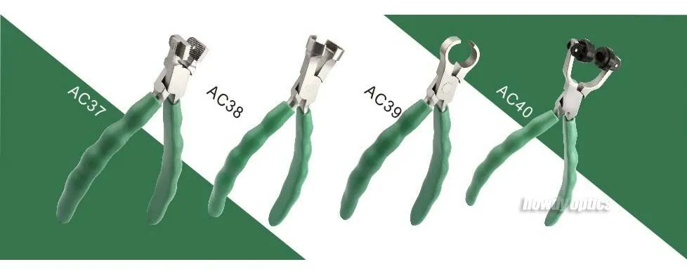 Quality Glasses AC Lenses Plier Anti Slip Rubber Handle Eyeglass Plier AC37 AC38 AC39 AC40 view 4