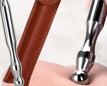 

Акупунктурная ручка, инструменты для рефлексологии лица, массажер триггерной точки из нержавеющей стали, массажер для глубоких тканей спины, массаж тела и лица