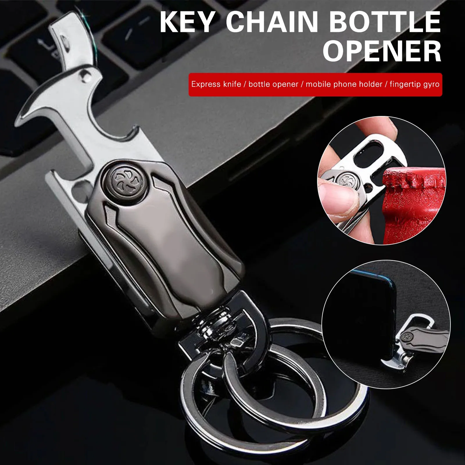 

Multi-Function Keychain Metal Magnetic Fidget Toys Haptic Slider EDC Brick Blocks Haptic Fidget Toys Slider Toy