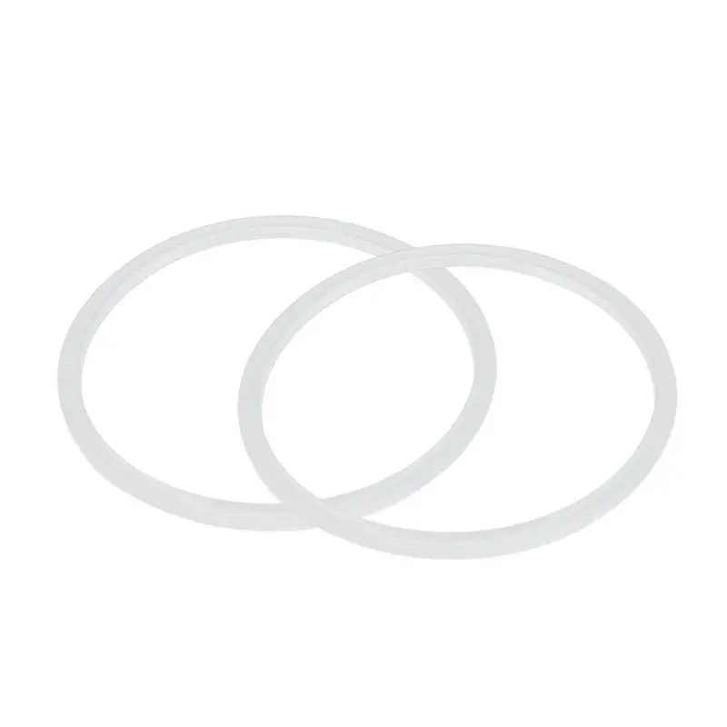 DT39 6 Pcs Silicone Gasket Sealing Ring for Pressure Cooker, 22 cm Inner Diameter, Transparent, Kitchenware