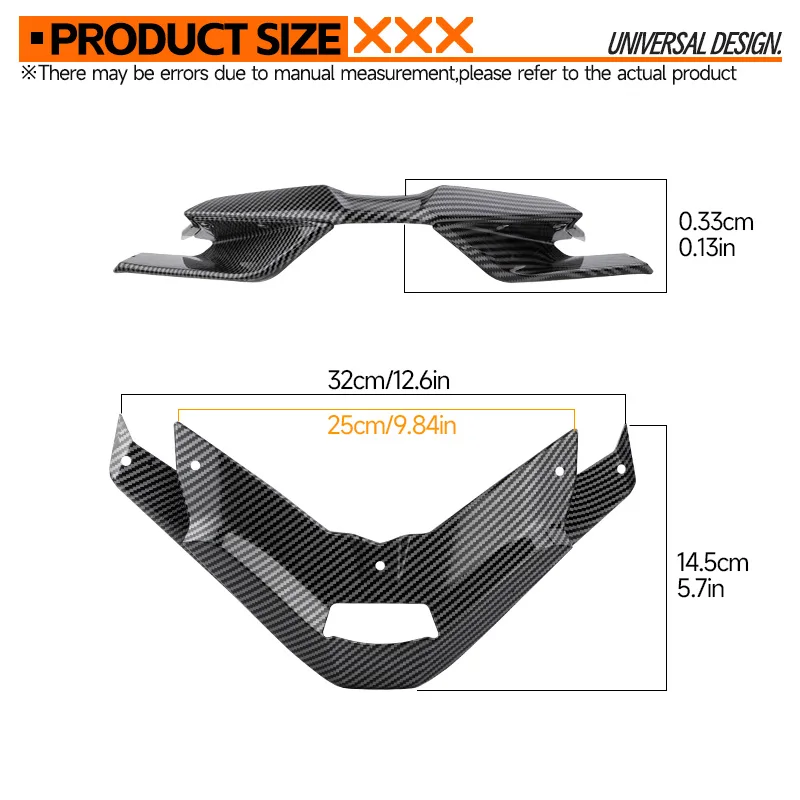 Yamaha XMAX300 2023 XMAX300 2024 오토바이 프론트 페어링 커버 보호 가드 윙 키트 프론트 부리 페어링 확장 커버
