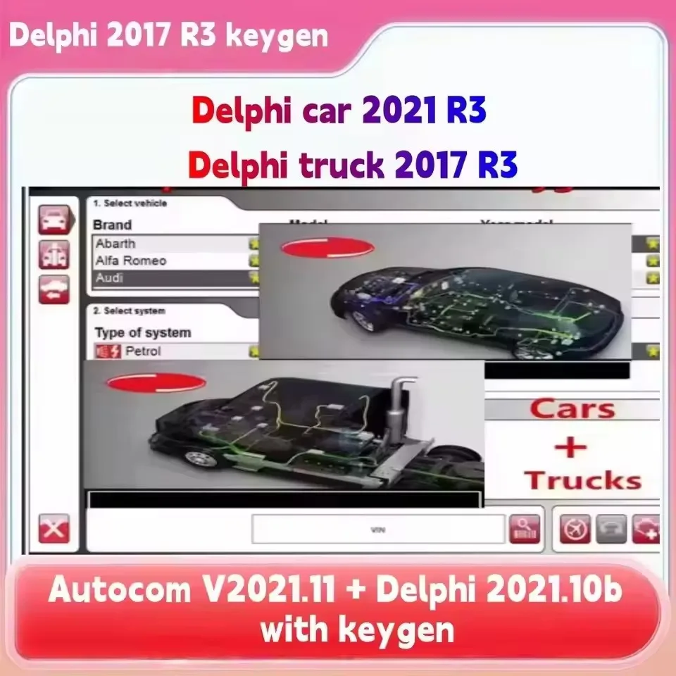 

2024 más nuevo Autocoms 2021.11 + 2021.10b keygen Autocom Software herramientas de diagnóstico de camiones de coche Escá