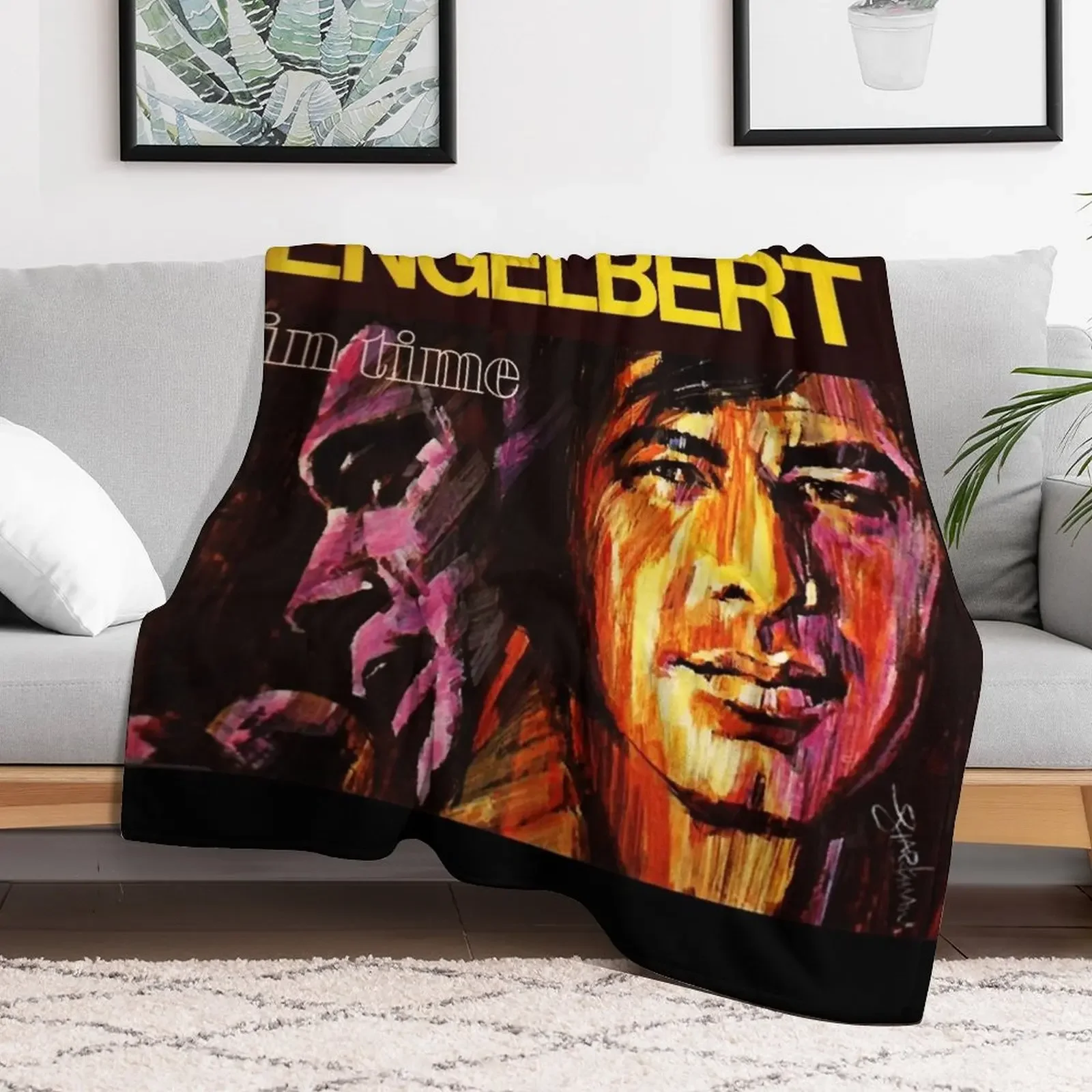 Engelbert Humperdinck In Time Throw Blanket funny gift Blankets Sofas Of Decoration Moving Stuffeds Blankets