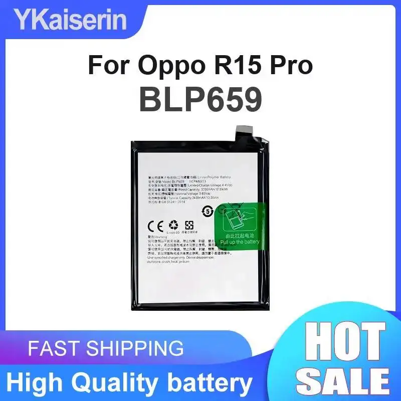 BLP659 3430mAh For Oppo R15 Pro High Performance Fast Shipping Mobile Phone Battery