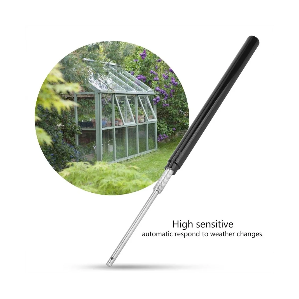 Garden Tool Single Spring Automatic Greenhouse Window Opener Solar Heat Sensitive Garden Ventilation Vent Openers