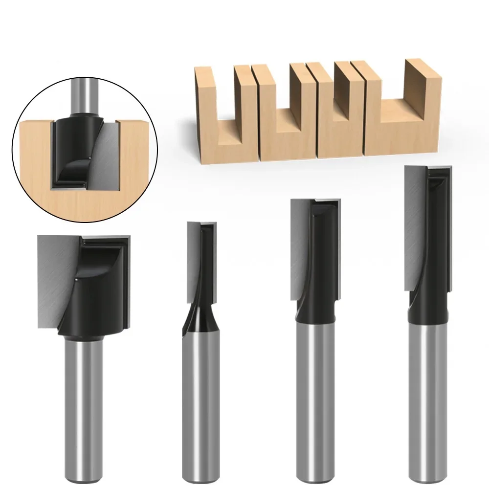 1pc 8mm Cleaning bottom Engraving Bit solid carbide router bit Woodworking Tools CNC milling cutter endmill for wood