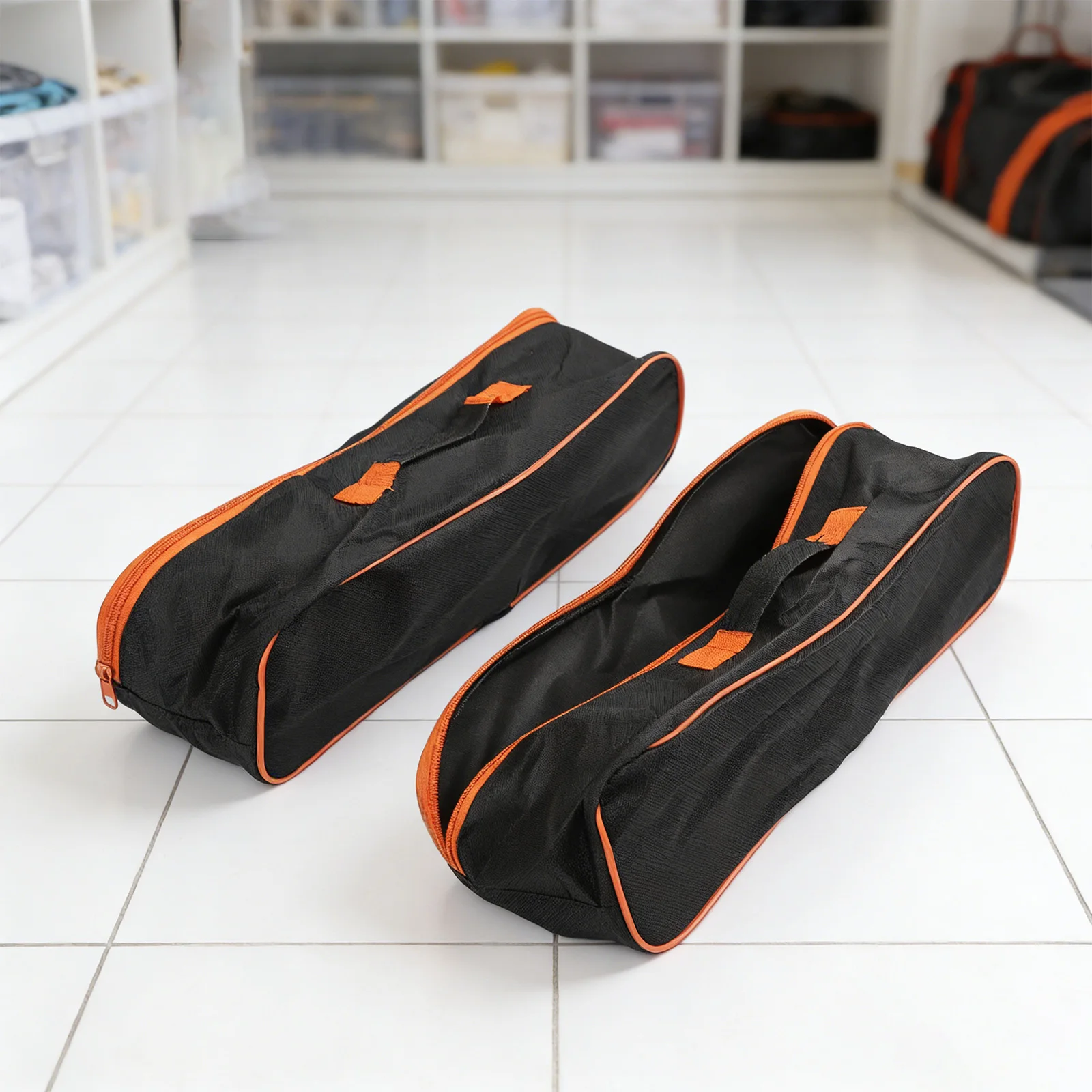 

2PCS Wear Resistant Vacuum Cleaner Tool Bag Large Storage Case With Handle And Chain Closure For Workshop Car Trunk Organizer