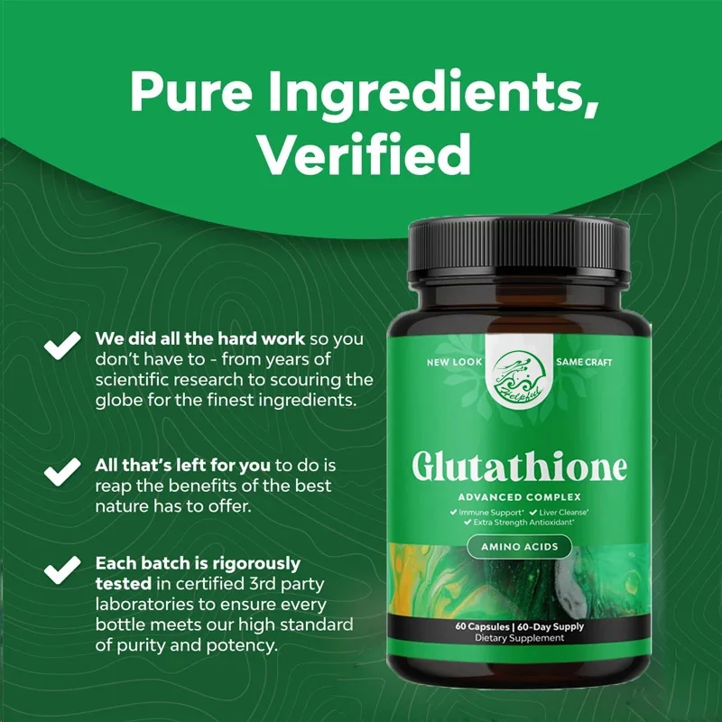 Glutathione for Liver Support Glutathione Containing Glutamic Acid Milk Thistle Seed Extract Provides Effective Immune Support