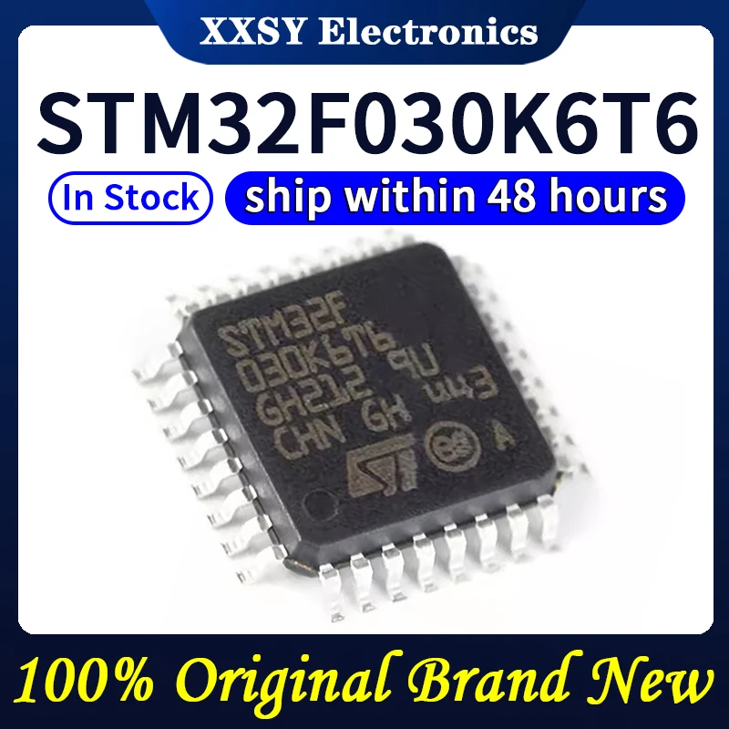 STM32F030C8T6 STM32F030CCT6 STM32F030F4P6 STM32F030K6T6 STM32F030R8T6 STM32F030RCT6 STM32F030C6T6 Wysokiej jakości 100% oryginalny nowy