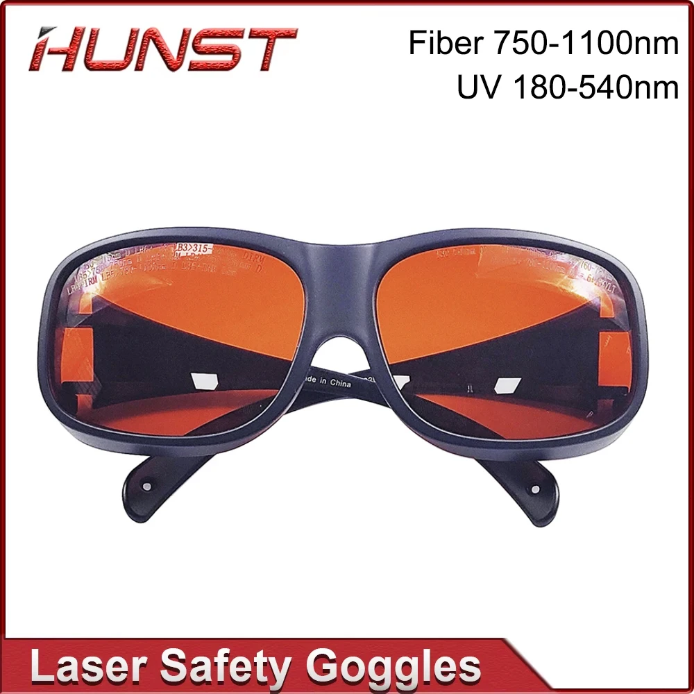 HUNST 355 & 532nm & 1064nm Laser Goggles Protective Glasses Shield Protection for Fiber & UV & Green Laser Safety Goggles.