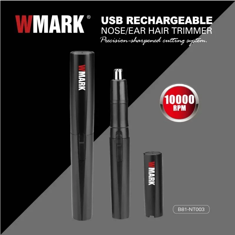 

New WMARK B81-NT003 10000rpm Mini Nose & Ear Hair Trimmer Rechargeable Nose Hair Trimmer