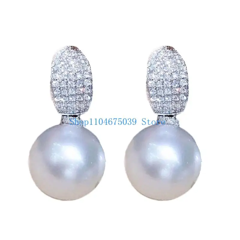 5asd Fashionable Freshwater Pearls Earrings Designed With Premium Sturdy Alloy Great for Enhancing Elegant and Styles