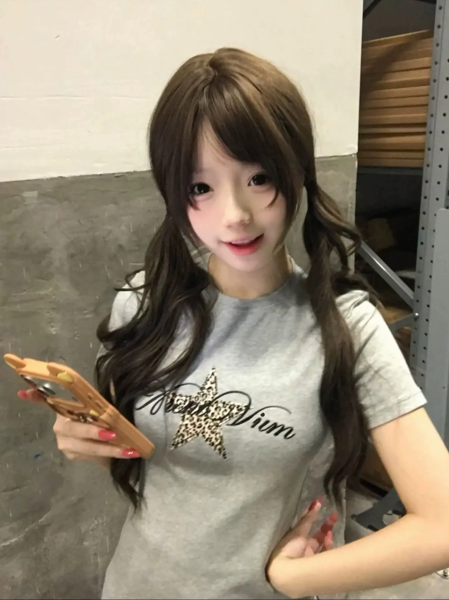 American Style Leopard Print Star Short Sleeve T-Shirt Women Summer New Design Slim Fit Sexy Top Shoulder Width Regular Cotton