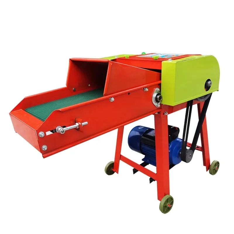 Home grass machine breeding c feeding cattle guillotine grinder beating small corn straw grinder feeding electric sheep