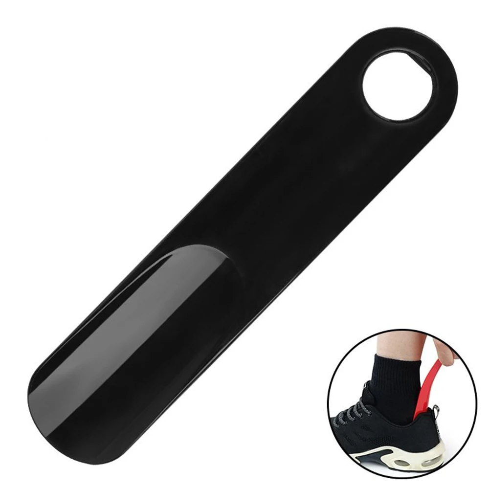 Professionelle Schuhlöffel aus Kunststoff, Löffelförmiger Schuhlöffel, Flexibler Robuster Schuhheber, Schuhzubehör – Detail 4