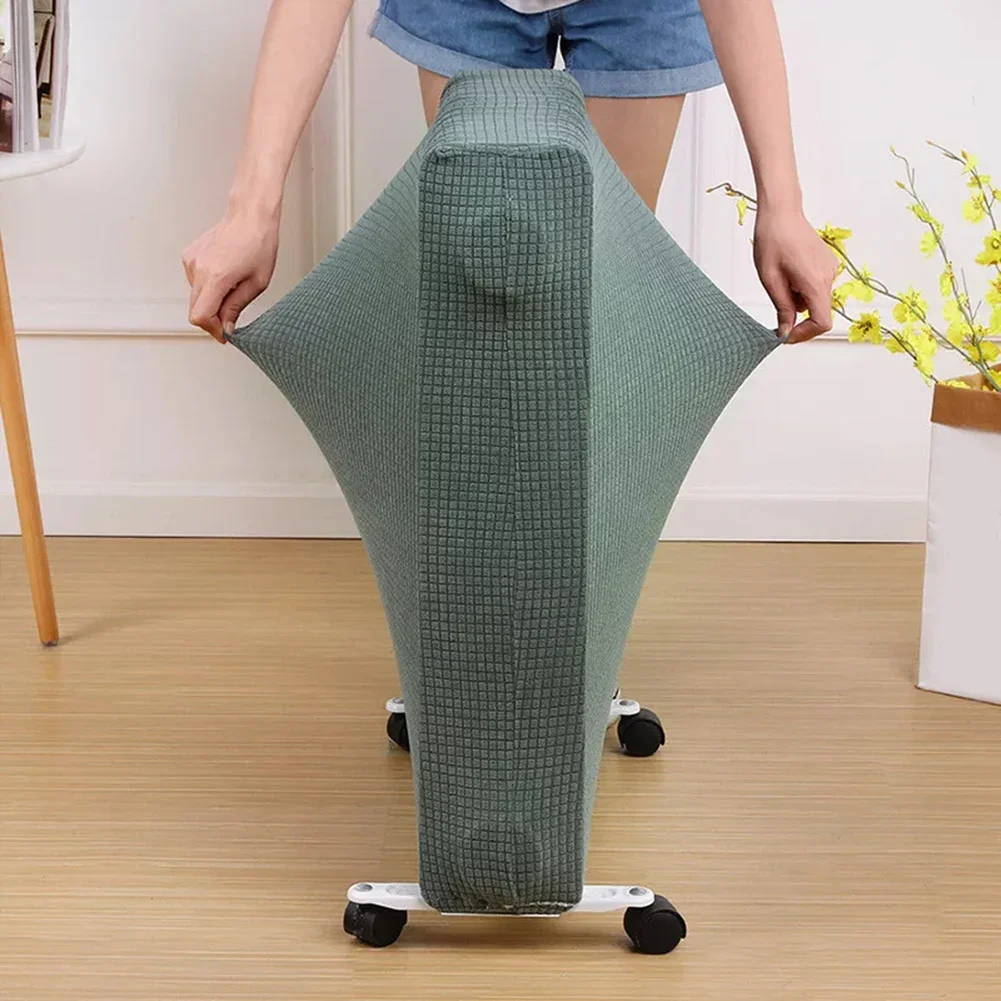 Elastic Fabric Cover Heater Cover Indoor Use Long-lasting Heater Cover Long-lasting Material Breathable Fabric