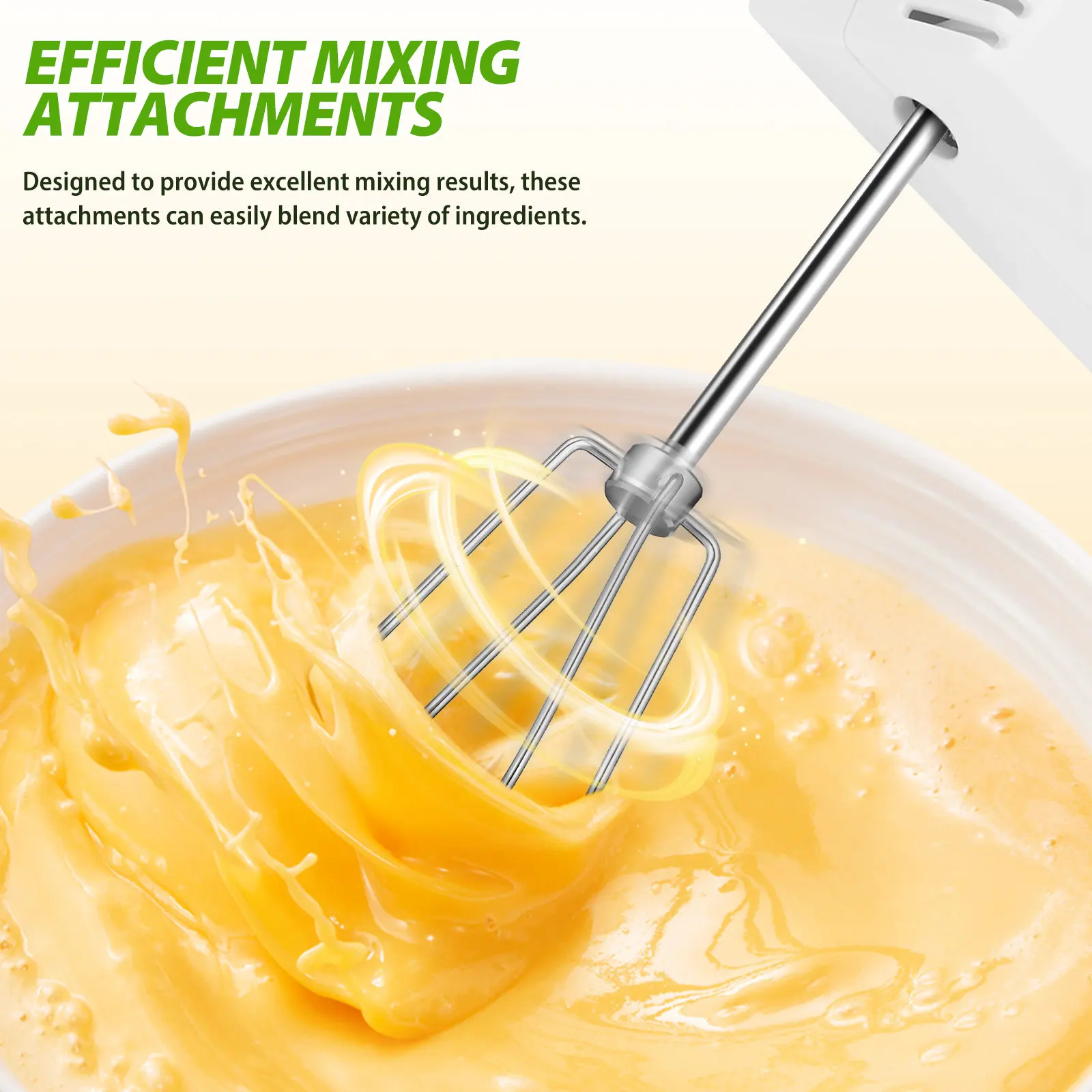 

2pcs Stainless Steel Whisk Attachments Semi-automatic Egg Beater Electric Mixer Replacement Egg Beater Parts Kitchen Accessories