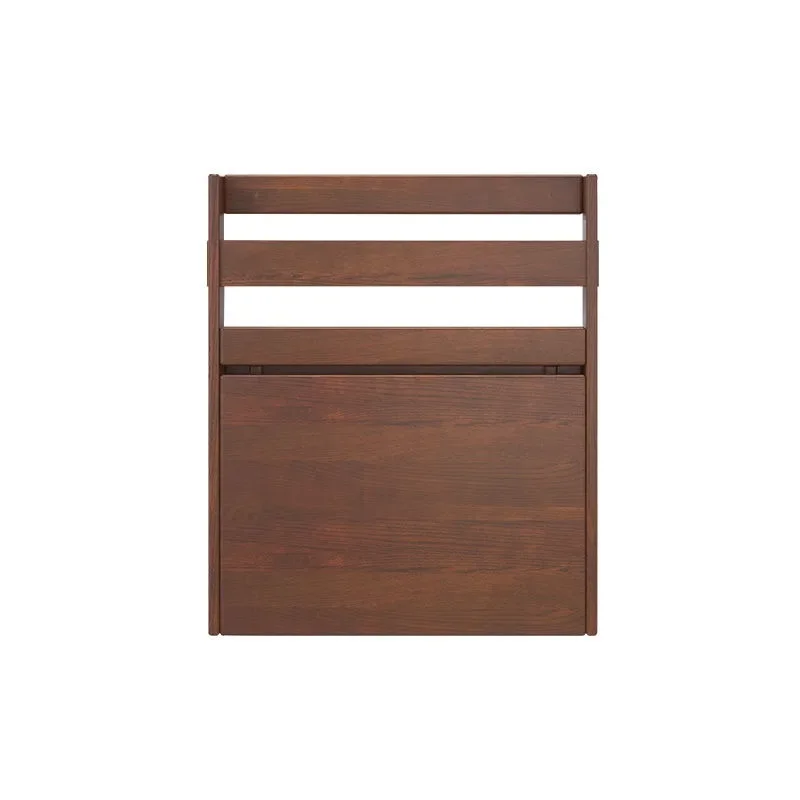Design Folding Desk Solid Wood Minimalist Coffee Tables Creative Living Room Side Tables Modern Bedside Table Home Furniture image 5