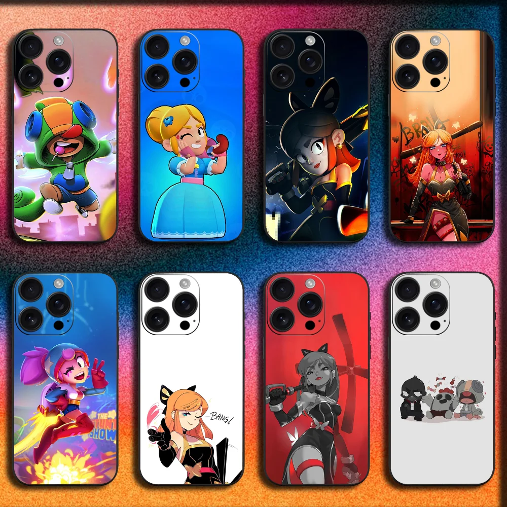 

Game Stars L-Leno P-Piper Phone Case For iPhone 16,15,14,13,12,11,Pro,XS,Max,XR,Plus,SE,Mini Soft Black Cover