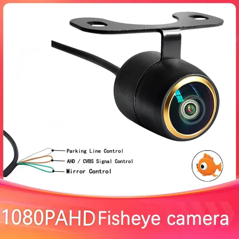 

Car Rear View Camera AHD 1080P CCD Golden Fisheye Car Parking Assistance Vehicle Front Rear View Reverse Backup Butterfly Camera