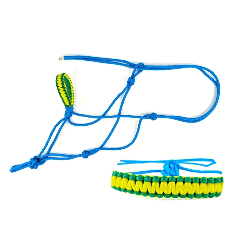 Herramienta entrenamiento caballos cuerda correas cabeza entrenamiento nudo Halter resistente desgaste